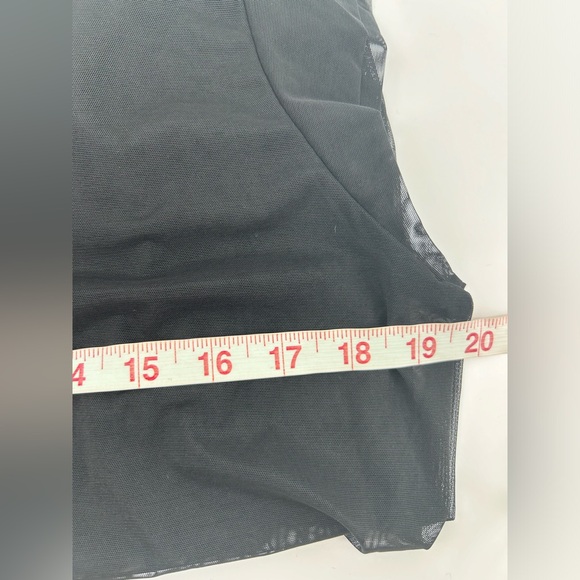 NWT Wolford Tulle Body  Black Color  Size Large 79156 - 25 - Picture 9 of 11